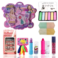 Kit Completo Bolsa Necessaire Maleta Maquiagem Infantil - comprar online