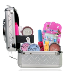 Maleta Mini Kit Maquiagem Infantil Sombras Unha Batom Gloss - comprar online