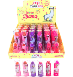 Batom Lhama Maria Pink MP10003 - Display 24 unidades