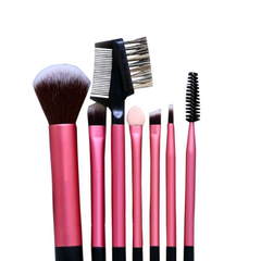 Kit 7 Pincéis para Maquiagem Cerdas Macias - comprar online