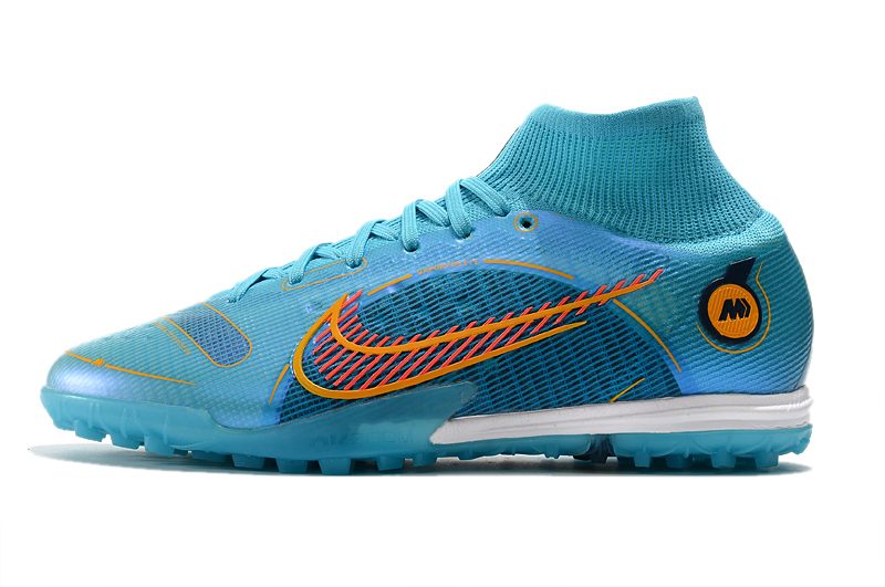 Chuteira Society Nike Zoom Vapor 14 Elite Azul botinha