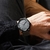 Relógio Clássico de Couro "Cinza" - comprar online