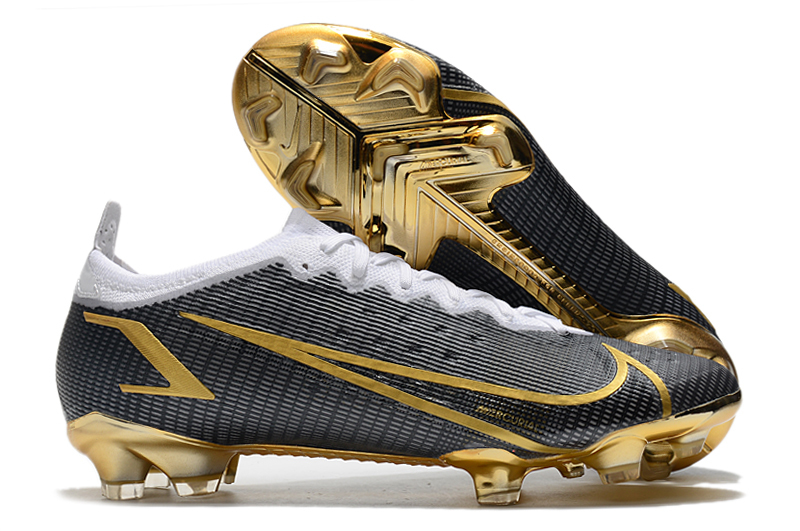 Chuteira de Campo 11 Nike Mercurial Vapor Elite Gold