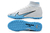Chuteira Society Nike Air Zoom Mercurial Vapor 15 cano alto botinha - Branco com azul - loja online