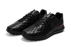 Chuteira Society Nike Tiempo Pro Ronaldinho R10 Edição limitada - Toda Preta
