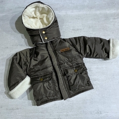 Campera + jardinero verde oscuro (ÚLTIMO 9-12M) - comprar online