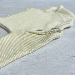 Sweater cuello redondo beige - Saque Buraque