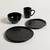 Set de Vajilla Organic Black x 16 Piezas - CHEKKAHOME