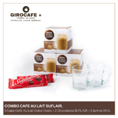 COMBO CAFE AU LAIT + CHOCOLATES en internet