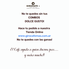 COMBO DOLCE GUSTO GOTA + ALFAJORES - Giro Cafe Mas