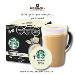 STARBUCKS - DOLCE GUSTO - White Mocha x 12 Cápsulas.