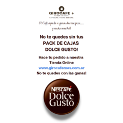 PACK x 2 CAJAS DOLCE GUSTO - SABORES ESPECIALES en internet