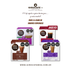 PACK x 4 CAJAS DOLCE GUSTO - SABORES ESPECIALES
