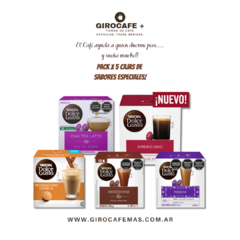 PACK x 5 CAJAS DOLCE GUSTO - SABORES ESPECIALES