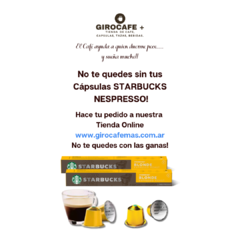 ESPRESSO BLONDE - CAJA x 10 CAPSULAS STARBUCKS NESPRESSO - Giro Cafe Mas