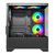 Gabinete Gamer Nexus Gamer Carbon Preto Usb Type-C Vidro Temperado 4 Fans 120mm Rainbow Mid Tower - CARBON BLACK - comprar online