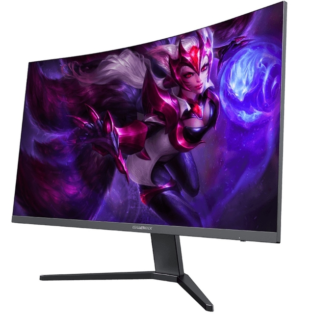 Monitor Gamer Gamemax Led/Va Curvo Áudio Integrado Amd Free-Sync  Premium/Nvidia G-Sync 165hz 1ms Dp/Hdmi 2.5k 32'' - GMX32C165Q