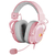 Headset Gamer Redragon Zeus-X H510 Rosa Rgb Usb Dolby Digital Surround 7.1 - H510RGB-PINK