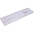 Teclado Gamer Mecânico Redragon Mitra Branco Single Color Switch Outemu Blue (Br) - K551W PT-BLUE