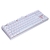 Teclado Gamer Mecânico Redragon Kumara Compacto Branco Single Color Led Vermelho Switch Outemu Vermelho (Br) - K552W-2 PT-RED