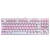 Teclado Gamer Mecânico Redragon Kumara Compacto Branco Single Color Led Vermelho Switch Outemu Marrom (Br) - K552W-2 PT-BROWN - comprar online