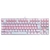 Teclado Gamer Mecânico Redragon Kumara Compacto Branco Single Color Led Vermelho Switch Outemu Azul (Br) - K552W-2 PT-BLUE - comprar online