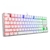 Teclado Gamer Mecânico Redragon Kumara Compacto Branco Rgb Switch Outemu Blue (Br) - K552WRGB PT-BLUE