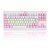 Teclado Gamer Mecânico Redragon Dark Avenger Compacto Branco/Rosa Rainbow Mk2 Switch Outemu Brown (Br) - K568WP-R (PT-BROWN) - comprar online