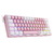 Teclado Gamer Mecânico Redragon Fizz Sakura Lollipop Compacto Branco E Rosa Rgb Mk2 Switch Azul (Br) - K617-RGB-PW PT-BLUE