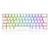 Teclado Gamer Mecânico Redragon Fizz Lunar Compacto Branco Rgb Mk2 Switch Vermelho (Br) - K617-RGB-W PT-RED - comprar online