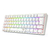 Teclado Gamer Mecânico Redragon Fizz Lunar Compacto Branco Rgb Mk2 Switch Vermelho (Br) - K617-RGB-W PT-RED na internet