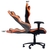 Cadeira Gamer Ktrok Ktrone Preto/Laranja Com Massageador - KT-KTRONE-LR na internet