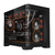 Gabinete Gamer Like.Tec Madness Cubo Preto Vidro Temperado S/Fan Mid Tower - LC-CB3X2-MADNESS-2072