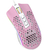 Mouse Gamer Redragon Storm Rosa Com Branco Rgb 8 Botões 12.400 Dpi Sensor Pixar Pmw3327 Óptico - M808PW-RGB