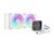 Water Cooler Deepcool Ld240 Branco Rgb Display Lcd 240mm - R-LD240-WHDMMN-G-1 - comprar online