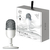 Microfone Gamer Razer Mini Mercury Seiren Branco Usb - RZ19-03450300-R3M1