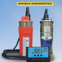 Gerador de energia bomba d'agua Solar Submersível 420 L - SP 12-12V ZM BOMBAS