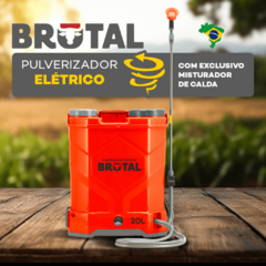 PULVERIZADOR ELÉTRICO BRUTAL (EXCLUSIVO MISTURADOR DE CALDA) - 20 LITROS na internet