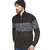 Sweater Campera Rayada Cuello Alto
