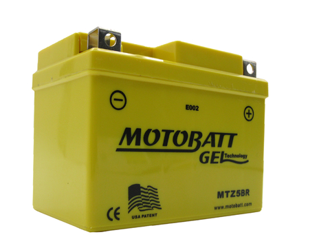 Bateria De Gel Motobatt Mtz5br 12v Biz CG Bros 125