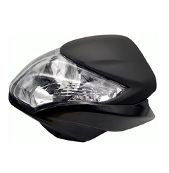 Farol Com Carenagem Preto CG Titan 150 Flex Ano 2011 a 2013 na internet