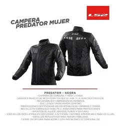 CAMPERA LS2 PREDATOR - MUJER - en internet