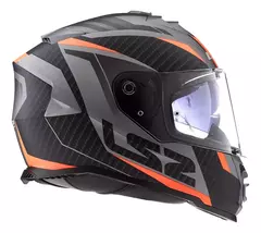 Casco LS2 FF 800 Storm Racer – Negro Naranja, mate. - RideMax