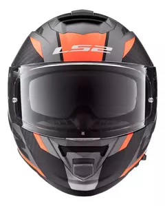 Casco LS2 FF 800 Storm Racer – Negro Naranja, mate. - tienda online