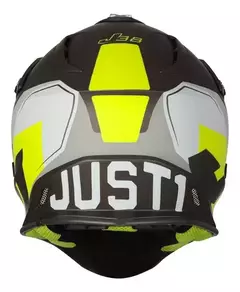 CASCO ENDURO CROSS J38 KORNER JUST 1 - AMARILLO FLUO/TITANIUM MATE - RideMax