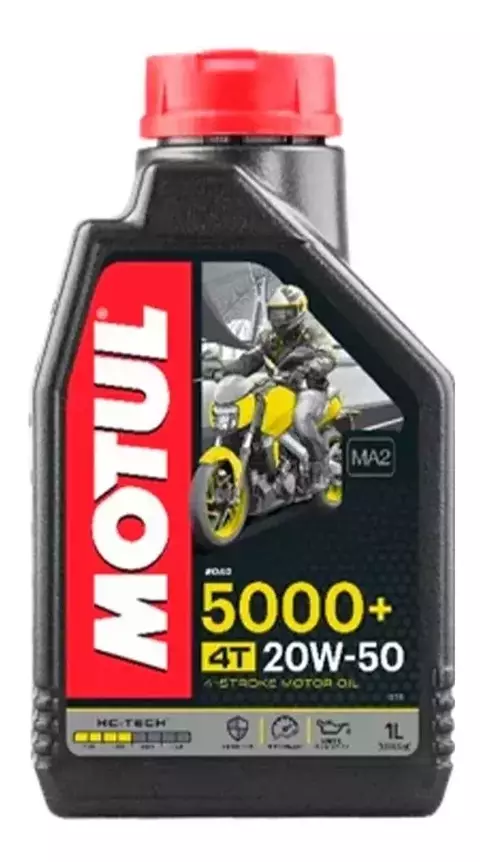 Aceite Moto 5000 MOTUL 4T 20w-50 HC-TECH