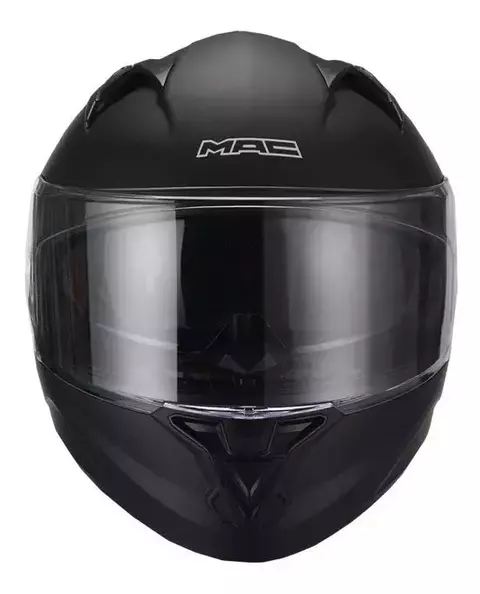Casco MAC Speed 2.0 Solid Negro Mate Doble Visor