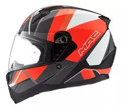 Casco MAC M67 NIRVANA – Matt Negro Naranja Gris. en internet