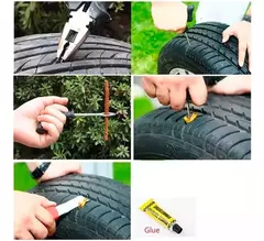Kit Para emparchar neumáticos sin cámara - Moto-cuatri-auto en internet
