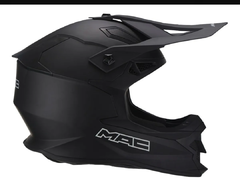 CASCO MAC VIRTUS NEGRO MATE - RideMax